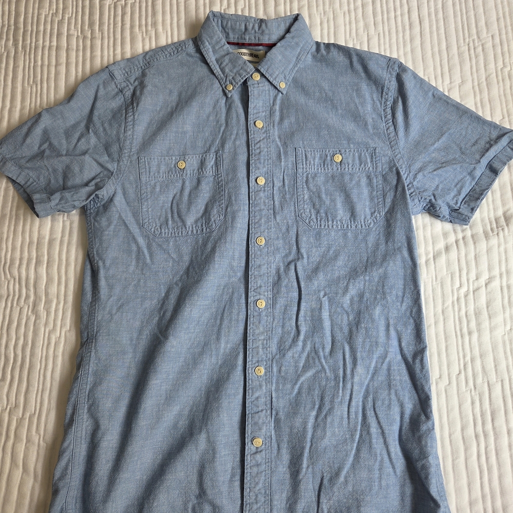 Goodthreads Light Blue Casual Button-Down Shirt